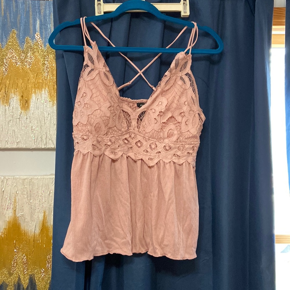 Light pink top